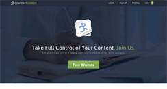 Desktop Screenshot of contentrunner.com